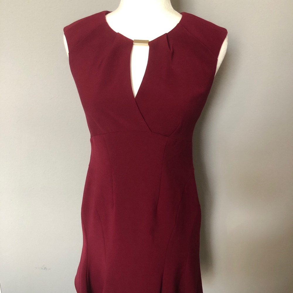 Ann Taylor Petite wine cocktail dress size 2
